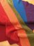 Colorful Stitches Diagonal Bold Stripe Baby Blanket